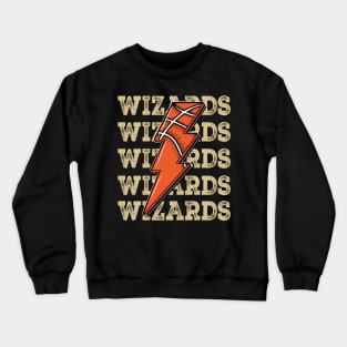 Funny Sports Wizards Proud Name Basketball Classic Crewneck Sweatshirt